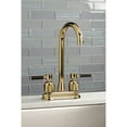 thumbnail image 3 of Kingston Brass KB8492DKL Kaiser Bar Faucet, Polished Brass, 3 of 5