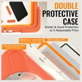 thumbnail image 5 of Case for Samsung Galaxy Tab A11+ 11 inch, 360 Degree Rotating Hand Grip Shockproof Cover with Shoulder Strap, Coral Orange, 5 of 7