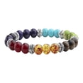 thumbnail image 1 of 8mm Balancing Stone Bracelets for Yoga - Round Design Natural Gemstone Energy Accessory, 1 of 3