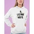 thumbnail image 2 of A Living Hope Daisies Hoodie Women -Image by Shutterstock, Female Small, 2 of 4