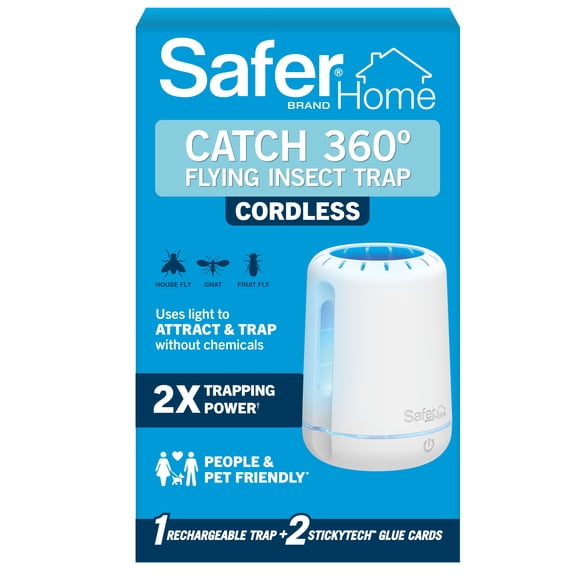 Safer Home Catch 360° Cordless Flying Insect Trap