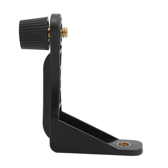 Soporte De Montaje Del Adaptador L Binocular, Manos Libres Del Tornillo 1/4 Pulgada Elimina Imagen Batido Del Telescopio Binocular Soporte De Montaje De Plástico Negro Compacto