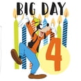 thumbnail image 2 of Girl's Mickey & Friends Goofy 4th Big Day  Graphic Tee White Medium, 2 of 4