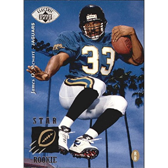 1995 Upper Deck Electric Silver #16 James O. Stewart NFL Football Trading Card
