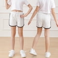 thumbnail image 5 of Resinta Girls 5-Pack Dolphin Shorts, Soft Cotton Activewear Girls Athletic Shorts for Gym, Sports & Play, Sizes 2T-3T to 12-14Y, 5 of 9