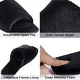 thumbnail image 2 of LORDFON Open Toe Womens Slippers Slip-On House Slippers with Memory Foam, 2 of 6