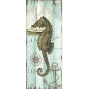 Antique La Mer Sea Creature Panel II Poster Print by  Tre Sorelle Studios (10 x 20)