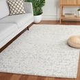 thumbnail image 2 of SAFAVIEH Ebony Addison Floral Area Rug, Ivory/Silver, 6' x 6' Square, 2 of 7