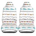 thumbnail image 2 of ZICANCN Car Seat Covers Front Seats Only,Element Vintage Embroidery Automotive Seat Covers Protectors for Cars Trucks Suv 2 Pack, 2 of 8