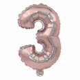 thumbnail image 1 of Rose gold 3 32inch 0 9 Large Helium Digital Air Ballons, 1 of 5