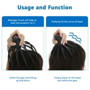 Head Massager, Electric Scalp Massager with 3 Modes and Automatic Function, 12 PET 3D Arms Hands-Free USB Charging, for Hair Growth Stress Relief Relaxation and Hair Stimulation, Knee Massager