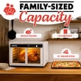 thumbnail image 6 of Gourmia Air Fryer French Door Toaster Oven - 9 Slice Capacity, 12 Presets, White, 6 of 10