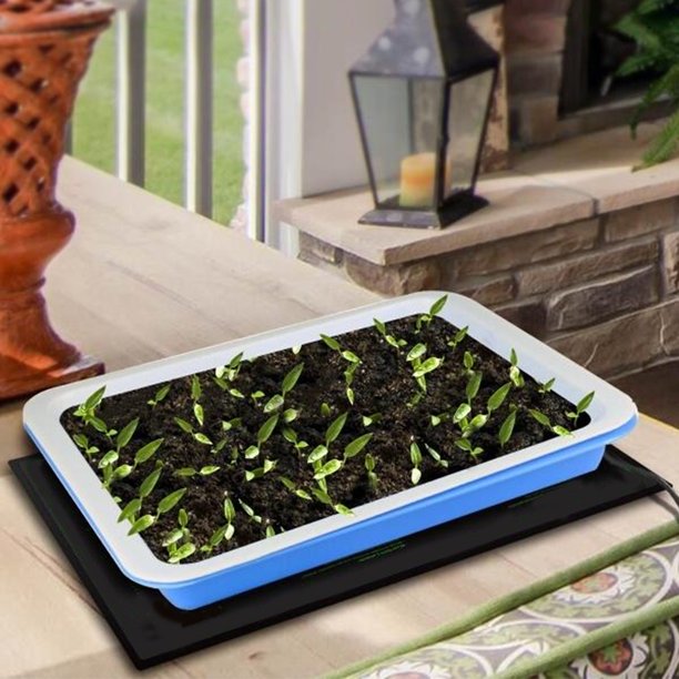Littleduckling Seedling Heating Mat 24 x 52 cm, Waterproof Heated