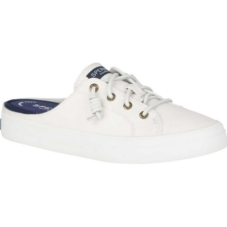 

Sperry Women s Crest Vibe Mule Sneaker White Canvas - STS84169 WHITE