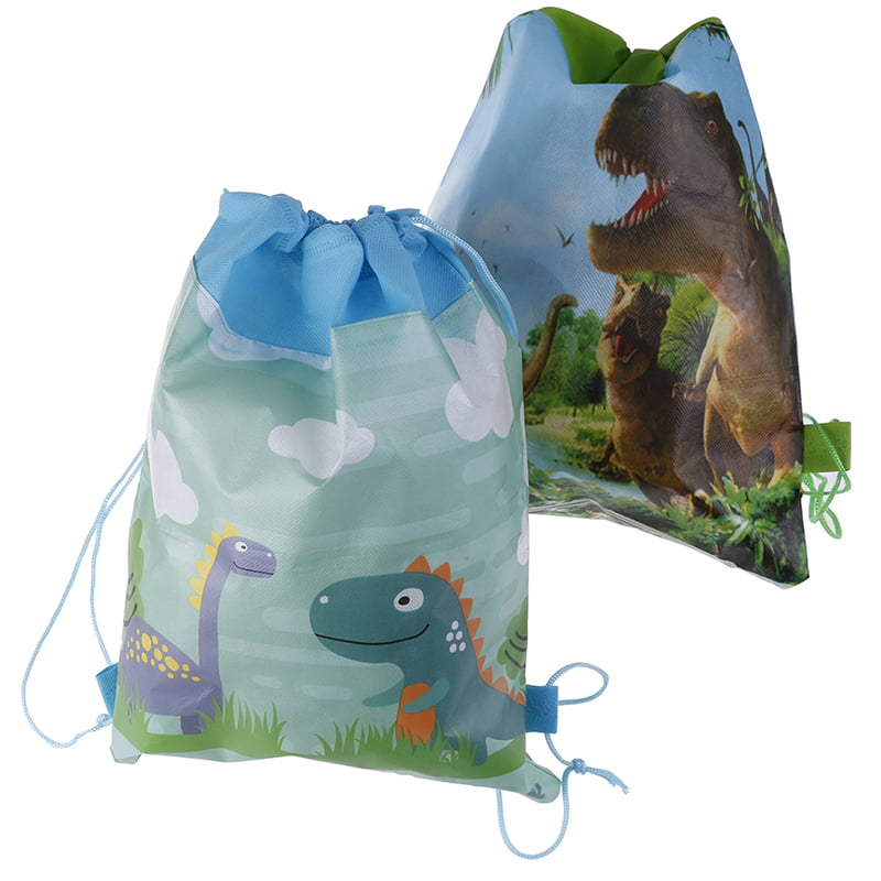 Polyester Cinch Sack Waterproof Sport Gym Bag School Daypack for Boys Girls MSGUIDE Cartoon Dinosaurs Drawstring Backpack Bag 
