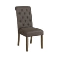 thumbnail image 2 of Balboa Tufted Back Side Chairs Rustic Brown and Grey (Set of 2), 2 of 5