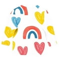 thumbnail image 5 of Hauts de Mode Décontractés pour Enfants, Chemises à Col Rond Manches 3/4 Design Cœur, 5 of 5