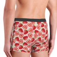 thumbnail image 3 of Goofa Cute Strawberry Printed Men's Boxer Briefs Underwear, Moisture-Wicking Underwear, Trunk,Soft and Breathable Cotton Underwear-Small, 3 of 9