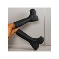 thumbnail image 4 of Women's Gothic Style Personality Elasticity Thick Platform High Waterproof Knee-length Boots, Autumn And Winter New Style, Ideal Gift, Thick Bottom, H, 4 of 5