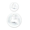 thumbnail image 1 of Monstrate 2 piezas Elk Xmas Die Mold Cake Embossing Mold Slicer Christmas DIY Pressing Stamp Herramienta para hornear Herramientas de decoración Herramientas y accesorios para hornear, 1 of 6