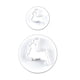 thumbnail image 2 of Injueey 2 piezas de cartón Elk Die Mold Fondant Cake Slicer Navidad DIY Pressing Stamp Baking Tool Home Bar Decoración Herramientas Navided Herramientas y accesorios para hornear, 2 of 6