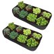 thumbnail image 2 of Bolsa para plantar vegetales suculentos, bolsa para plantar en cuatro partes de fieltro, 180x90x30CM (8 bocas), 1 Uds. Sincero Electrónica, 2 of 5