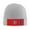 Gray, variant on Tennessee Flag Beanie Hat Knit Hat Skull Cap for Men Women Winter Hat Deep Heather