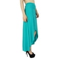 thumbnail image 2 of Bimba Women Asymmetrical Rayon Skirt High Low Skirt, 2 of 7