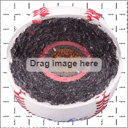 Baden Official League Collegiate Flat Seam Baseballs, 12 Pack