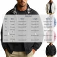 thumbnail image 5 of FRSASU Men's Reversible Zip Up Jacket Plaid Lined Stand Collar Lightweight Windbreaker Casual Bomber Coat with Pockets for Daily Travel Navy, 5 of 5