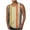 Beige 13008, variant on Mens Sleeveless T-Shirts Color Stripes Crew Neck Pull-On Tank Tops Relaxed Fit Athletic Running Gym Muscle Beach Tee Shirts