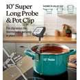 thumbnail image 4 of Digital Candy Thermometer Pot Clip Stainless Steel Probe, 4 of 8