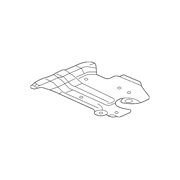 Genuine OE GM Skid Plate - 15259217 Fits select: 1999-2007 CHEVROLET SILVERADO, 1999-2007 GMC NEW SIERRA