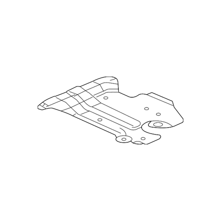 Genuine OE GM Skid Plate - 15259217 Fits select: 1999-2007 CHEVROLET SILVERADO, 1999-2007 GMC NEW SIERRA