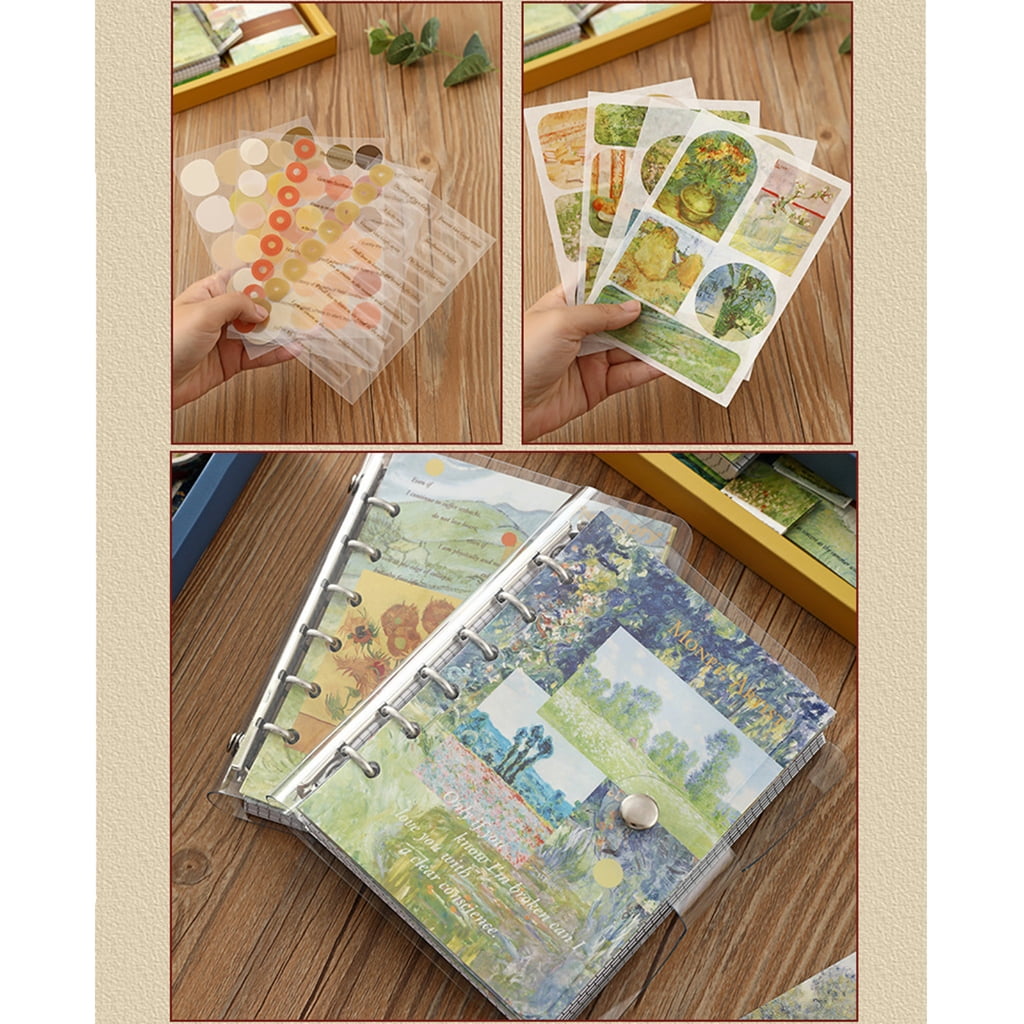 Journal Gift Set Notebook Stickers Bookmarks in Elegant Box for Creative Items