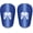 Blue, variant on MediCaptain MiniGuards - Mini Shin Guards for Soccer Players - Tiny Shin Pads for Men, Women, Teens -3.9 x 2.4 inch (Black)