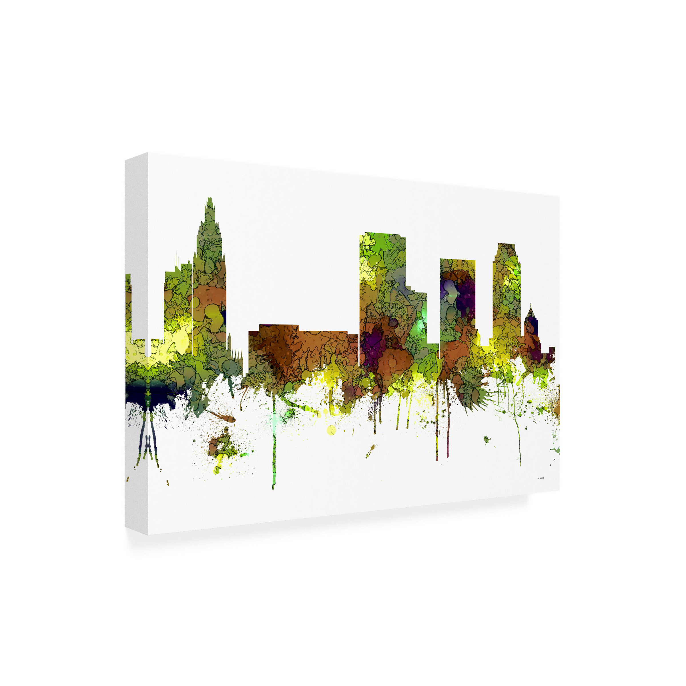 Marlene Watson 'Tulsa Oklahoma Safari Buff' Canvas Art - Walmart.com