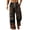 Black, variant on Mens Trousers Elasticated Waist Sweatpants Drawstring Athletic Joggers Running Workout Tracksuit Bottoms Straight Leg Smart Pants Lightweight Quick Dry Climbing Sportswear