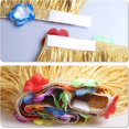 thumbnail image 2 of Juego de decoraciones de fiesta hawaiana con falda de mesa de hierba, hojas de palmera hawaianas de Leis, flores de hibisco, piñas, paraguas/flamencos, piñas 3d Fr Afortunado Sencillez, 2 of 4