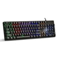 thumbnail image 4 of Teclado mécanico STF Abysmal Armor con luz LED de 7 efectos y cable trenzado reforzado, 4 of 5
