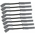 thumbnail image 1 of MSD Ignition Spark Plug Wire Set 32813 Super Conductor; Pre Assembled; Black; 8-1/2 Millimeter; Silicone and Synthetic; Straight Spark Plug Boots; 45 Degree LS1 Coil Boot, 1 of 5