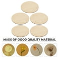 thumbnail image 3 of 5Pcs Craft Wood Rounds Khaki 7.9In for DIY and Party Decorations, 3 of 9