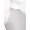 thumbnail image 4 of iixpin Kids Girls Jazz Latin Dance Performance Outfits Salsa Tango Tutu Dress Lyrical Dancewear Ballet Leotards White 14, 4 of 7