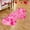Pink, variant on Rewenti Valentine's Day Fluffys Rugs for Bedroom 40X20In Washable Living Room Rug Carpet Heart Shaped Bedside Rug Rugs Non Slip Carpet Mats Home Decor