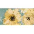 thumbnail image 2 of Loreth, Lanie 32x18 White Modern Wood Framed Museum Art Print Titled - Sunflower Escape, 2 of 4