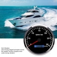 thumbnail image 5 of Xirurus Premium 110mm / 4.33 inches Black Dial Automotive Marine Universal Tachometer Gauge 3000RPM DC 9-32V with Hour Meter & 7 Color Backlight for Car Boat RV Truck Dashboard Panel Repair, 5 of 9