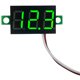 thumbnail image 2 of Pantalla de voltaje CC de 2 cables CC 2,5 V-40 V medidor de pantalla LED de 0,28 pulgadas (verde), 2 of 2