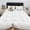01-Plush-Beige, variant on Soft Breathable Mattress Topper Cozy Mattress Pad, Plush Bubble Fiber Filling Folding Roll Up Mattress Sleeping Pad, Multiple Color Options, Bed Mattress Pad for Comfortable Sleep