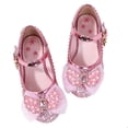 thumbnail image 2 of Girls Snow Queen Queen Heel Shoes Wedding Toddler Flower Glitter Dress Shoes (Little/Big Kid), 2 of 6