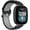 Black+Gray, variant on REQO Band Compatible with Fitbit Versa 4/Versa 3/Sense Silicone Band+Metal Connector Breathable Bracelet Strap Smartwatch Accessories Band for Versa 3/Sense